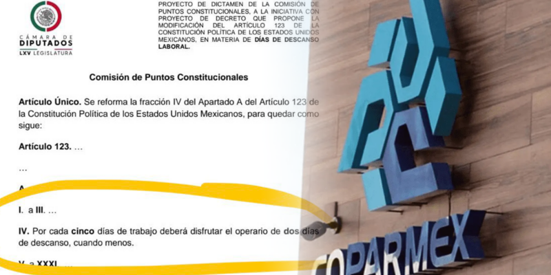  Coparmex Se Opone A Reducción De Jornada Laboral En México
