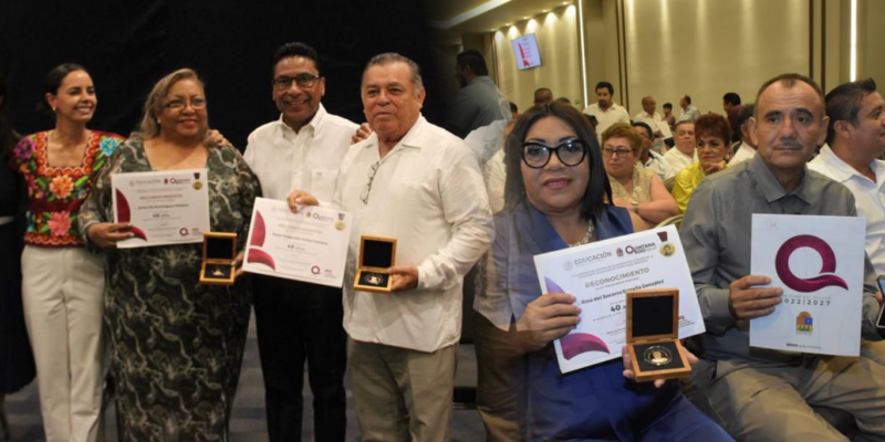  Homenaje A Maestros De Quintana Roo: Condecoración ‘Maestro Altamirano’ Y Premio ‘Rafael Ramírez